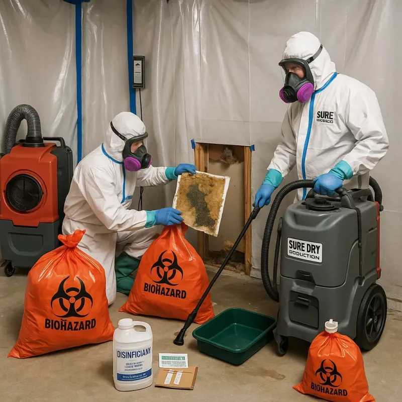 Contaminated Water Handling Protocols process in Jasper County, IL